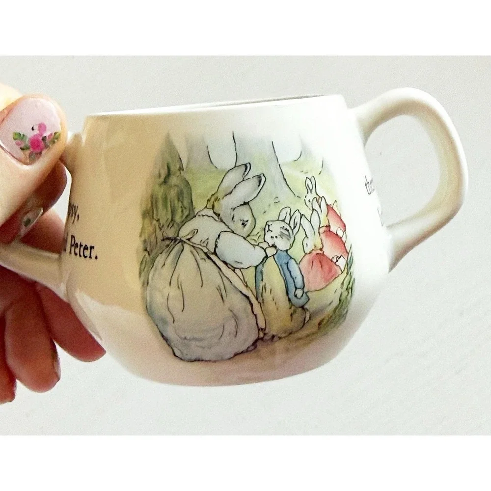 Vintage Wedgewood Beatrix Potter Peter Rabbit Cup & Bowl Set. Made In England
